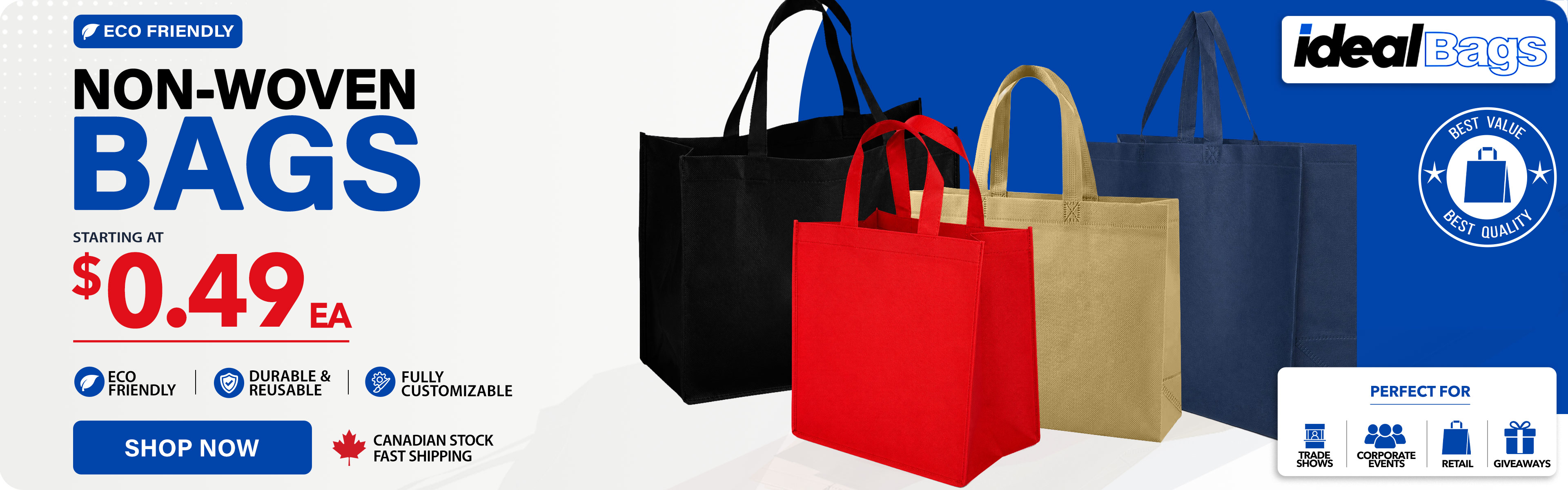 Reusable Non-woven Tote Bags