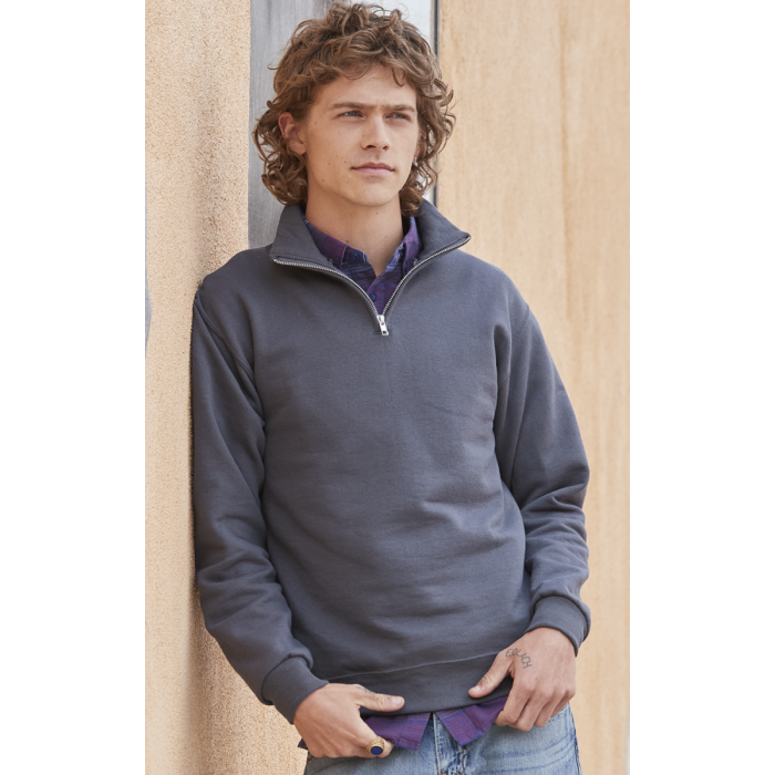 Jerzees 995MR - Nublend® Cadet Collar Quarter-Zip Sweatshirt main product photo