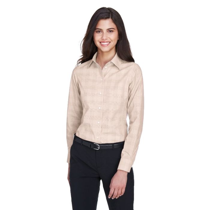 Devon & Jones DG520W - Ladies' Crown Woven Collection GlenPlaid main product photo