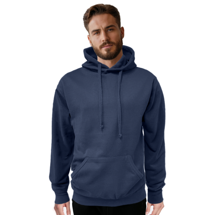 Ideal ID18500- Men's Basic Long Sleeve Fleece Pullover Hoodie