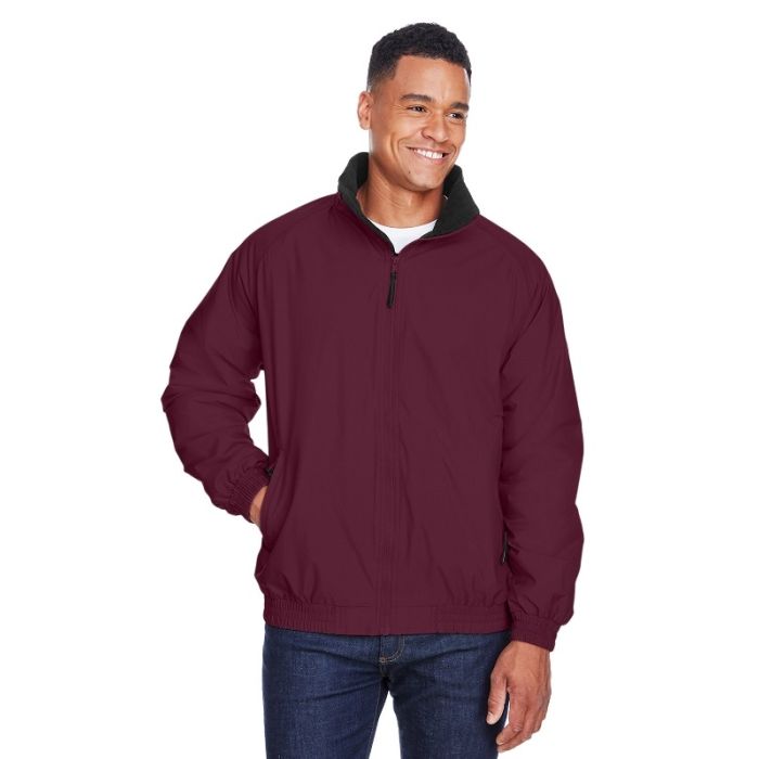 Harriton M740 - Adult Fleece-Lined Nylon Jacket main product photo