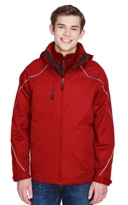 North End  88196T  -  Men's Tall Angle 3-in-1 Jacket with Bonded Fleece Liner