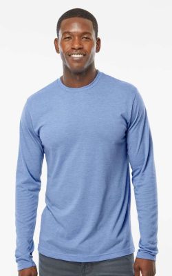  M&O -3520- Men's Poly Blend Long Sleeve T-Shirt
