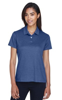 Devon & Jones  DG210W  -  Ladies' Pima-Tech Jet Piqu Heather Polo