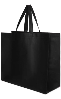 IDEAL ID1815 - Reusable Non Woven Shopping  Grocery Totes Bag 18x15x7.5"