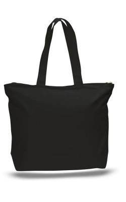 IDEAL ID600 - 25L Jumbo Heavy Canvas Zippered Tote Bag 20x15x5"
