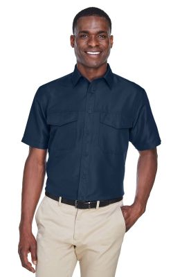 Harriton  M580  -  Men's Key West Short-Sleeve Performance Staff Shirt