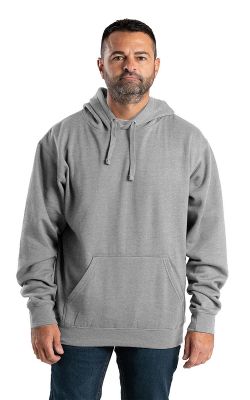 Berne  SP402GY  -  Men's Signature Sleeve Hooded Pullover Sweatshirt