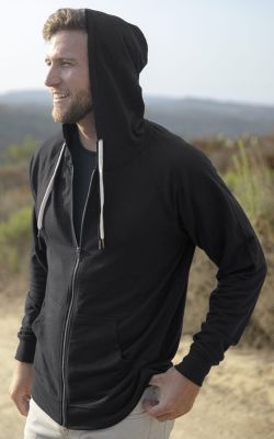 Independent Trading Co. SS1000Z - Icon Unisex Lightweight Loopback Terry Full-Zip Hooded Sweatshirt