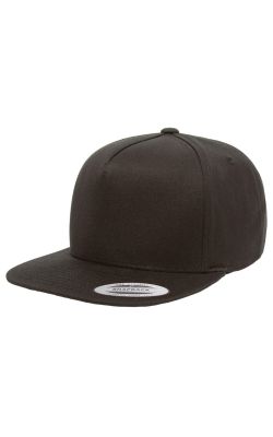 Yupoong  Y6007  -  Adult 5-Panel Cotton Twill Snapback Cap