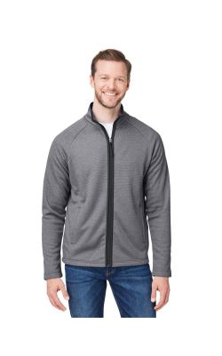 CORE365 CE72 - Venture Heathered Stripe Full-Zip