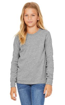 Bella + Canvas  3501Y  -  Youth Jersey Long-Sleeve T-Shirt