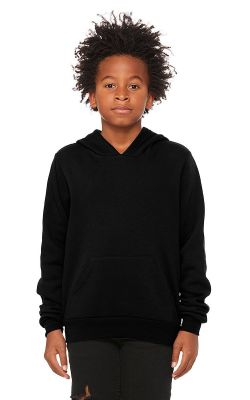 Bella + Canvas  3719Y  -  Youth Sponge Fleece Pullover Hooded Sweatshirt