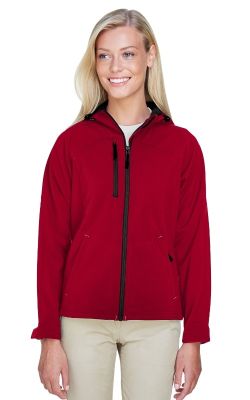North End 78166 - Ladies' Prospect Two-Layer Fleece Bonded Soft Shell Hooded Jacket
