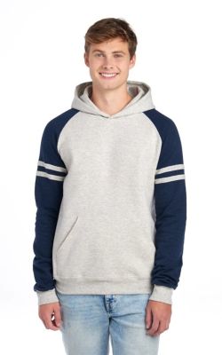 Jerzees 97CR - NuBlend® Unisex Varsity Color-⁠Block Hooded Sweatshirt