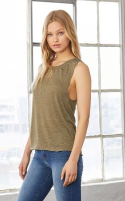 Bella+Canvas B8803 - Ladies' Flowy Scoop Muscle Tank