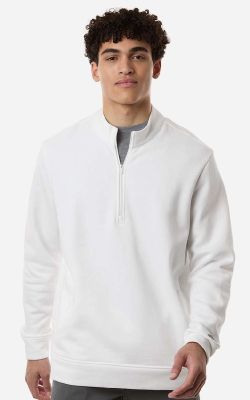 Adidas A721 - Men's Elevated Fleece Quarter-Zip Pullover