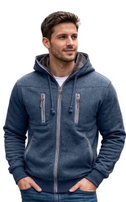 YUGEN BS224 - Legacy Faux Fur Full Zip Hoodie