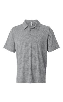 Team 365 TT125 - Men's Relay Heathered Stripe Polo