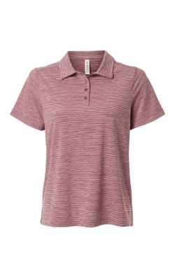 Team 365 TT125W - Women's Relay Heathered Stripe Polo