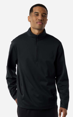 Team 365 TT401 - Unisex Squad Cadet Quarter-Zip Tech Fleece Pullover