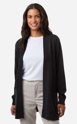 Devon & Jones DG447W - Women's New Classics Open Cardigan Sweater