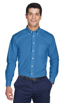 Devon & Jones  D630  -  Men's Crown Woven Collection Solid Oxford