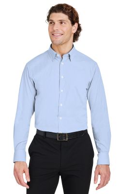 Devon & Jones DG537 - Crownlux Performance Men's Microstripe Shirt