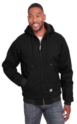 Berne  HJ375  -  Men's Highland Washed Cotton Duck Hooded Jacket