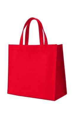 IDEAL ID1213S - Stitched REUSABLE Non Woven Shopping Grocery Totes Bags Eco-friendly Party Favors Bag, School, Gift, Promotional Event etc. (12 x 13 x 8 in)