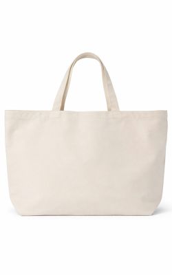 Ideal Bags ID300 - 12oz Canvas Tote Bag – Jumbo Size (28" x 16" x 8")