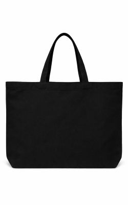 Ideal Bags id400- 12oz Canvas Tote Bag – XL Size (22" x 15.7" x 5.5")