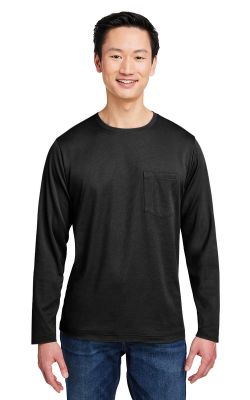 Harriton  M118L  -  Unisex Charge Snag and Soil Protect Long-Sleeve T-Shirt