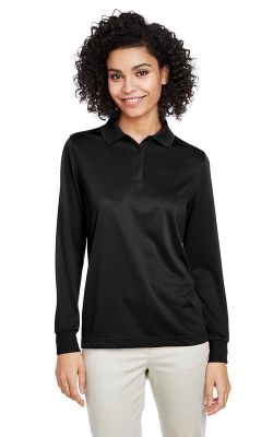 Harriton  M348LW  -  Ladies' Advantage Snag Protection Plus IL Long Sleeve Polo