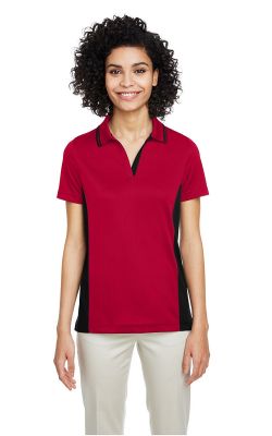 Harriton  M386W  -  Ladies' Flash Snag Protection Plus IL Colorblock Polo