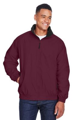 Harriton M740 - Adult Fleece-Lined Nylon Jacket