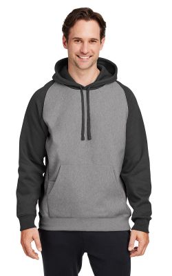 Team 365  TT96CB  -  Unisex Zone HydroSport Heavyweight Colorblock Hooded Sweatshirt