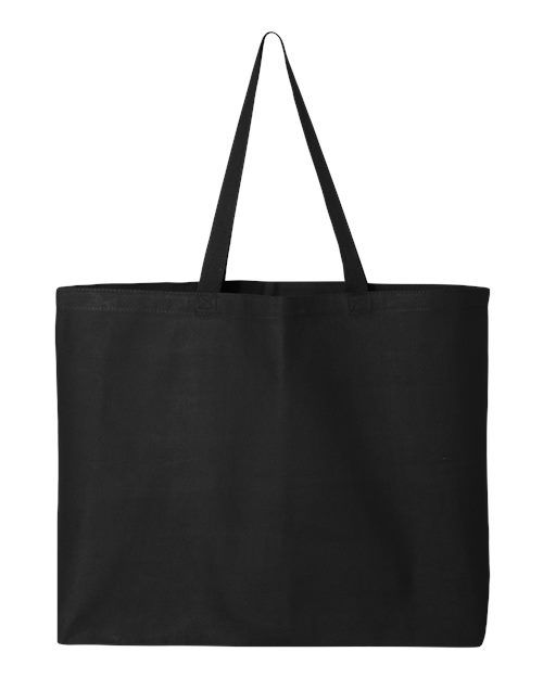 Q-Tees Q600 – Canvas Gusseted Jumbo Tote