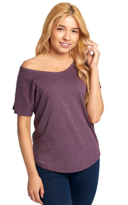 Next Level 6760 - Ladie's Triblend Dolman Blank T-Shirt