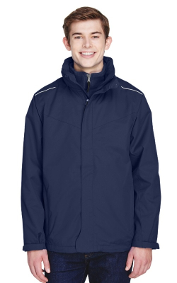 Core 365  88205T  -  Men's Tall Region 3-in-1 Jacket with FleeceLiner