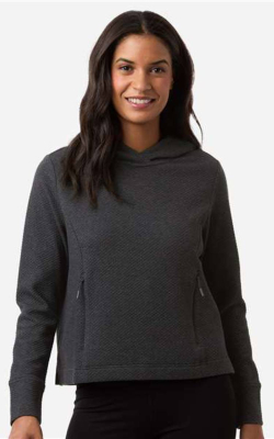 North End NE729W - Women's Spirit Textured Hooded Pullover