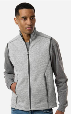 North End NE731 - Men's Jasper Jacquard Fleece Vest