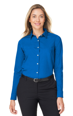 Devon & Jones DG505W - CrownLux Performance Ladies' Spencer Poplin Shirt