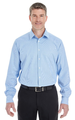 Devon & Jones DG532 - Men's Crown Woven Collection RoyalDobby Shirt