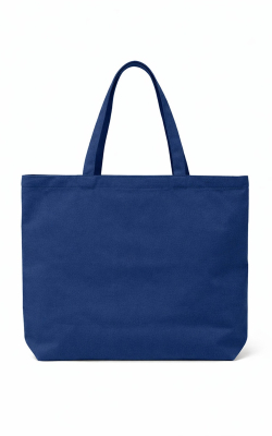 Ideal Bags ID500 - 12oz Canvas Tote Bag – XL Size (18.5" x 15.7" x 5.5")