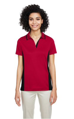 Harriton  M386W  -  Ladies' Flash Snag Protection Plus IL Colorblock Polo