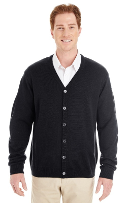 Harriton M425 - Men's Pilbloc V-Neck Button Cardigan Sweater