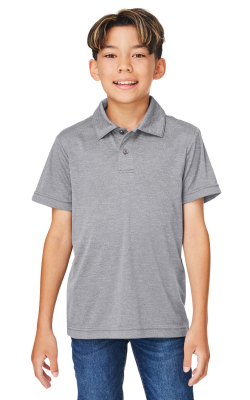 Team 365 TT51HY - Youth Zone Sonic Heather Performance Polo