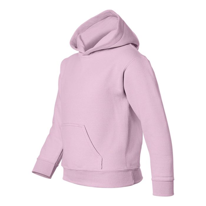 Gildan 18500B Heavy Blend Youth Hooded Sweatshirt Light Pink XL