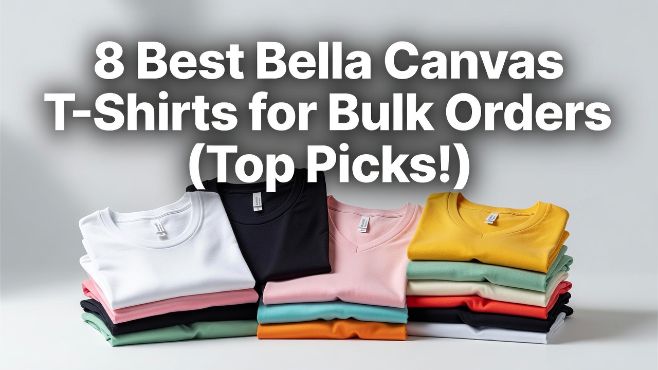 8 Best Bella Canvas T-Shirts for Bulk Orders
